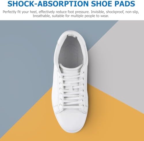 Didiseaon Silicone Insert Insoles Height Increase Foot Lift Cushions Invisible Heel Lift for Men and Women Winter 3-Layer 5cm Heightening Pads