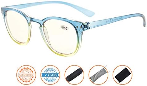 CessBlu Ladies Blue Light Filter Glasses Stylish Computer Eyeglasses for Women Reading