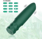 Waterproof 10 Modes Quiet Powerful Handheld Electric Bullet Tool，Bullet Massage Rod Travel Portable Silicone Massage Ball for Women，Pleasure Handheld Personal Bullet Tool for Quick Relaxation G493
