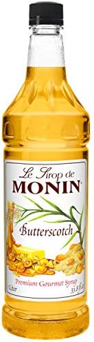 Monin Butterscotch Syrup, l Liter -- 4 per case.