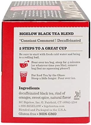 Bigelow, Constant Comment Tea (Decaffeinated), 20 Count
