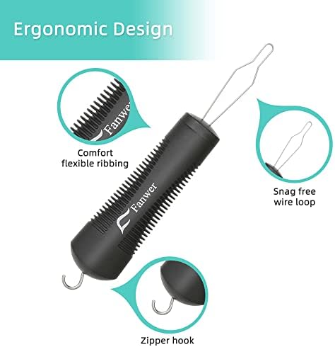 Button Hook, Button Helper Tool for Elderly, Wedding Dress Button Hook Tool, Button Assist Tool for Seniors, Arthritis, Stroke, Parkinson's or Other Disability