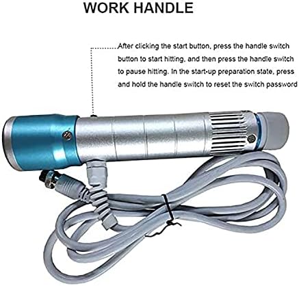 Extracorporeal Shockwave Therapy Machine,Shockwave Deep Muscle Massager Pain Relief Shock Wave Therapy Machine for Back Waist Leg and Golf Elbow Relief Pain