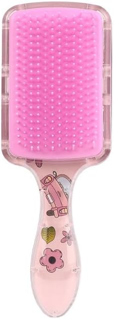 1pc Cute Cartoon Air Cushion Massage Comb, Anti-static Comfortable Practical Hair Brush Styling Comb, Pink
