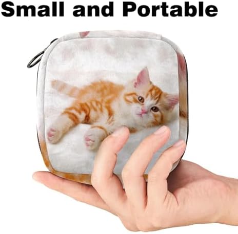 Sanitary Napkin Storage Bag,Period Bag,Blanket Pet Cats,Sanitary Bags for Feminine Products