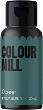 Colour Mill Aqua Blend Water-Based Food Coloring, 20 Milliliters Ocean