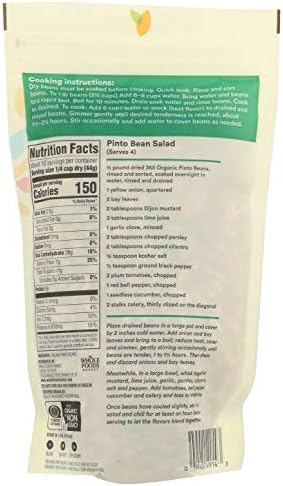 365 by Whole Foods Market, Organic Pinto Beans, 16 Ounce (Pack of 3)