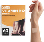 Veru Wellness B12 Energy Patch, Natural Patch B12, Garcinia - Self Adhesive Time Release Patch (60 Days)