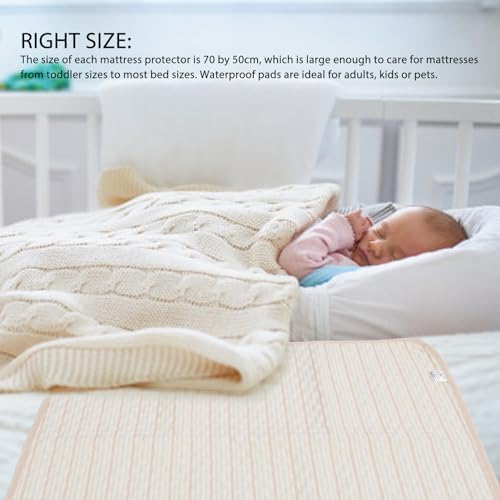 Baby Pad Mat Leak Proof Cotton Washable Bed Incontinence Pads for Kids Adult Pets