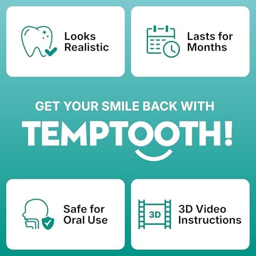 Temptooth Tooth Replacement Product with Coloring Material