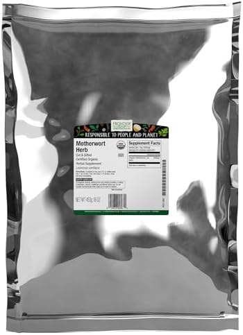Frontier Co-op Organic Cut and Sifted Motherwort Herb 1lb