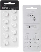 Hearing Aid Domes for Oticon Replacements, Oticon Minifit Double Vent Bass Domes (10 mm/3 Packs）, Universal Domes for Oticon Hearing Aid Supplies.