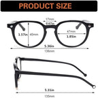 SIGVAN 3 Pack Reading Glasses Spring Hinge Stylish Readers Black/Tortoise for Men and Women