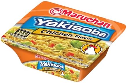 Maruchan Yakisoba Chicken, 4.00 Oz, Pack of 8