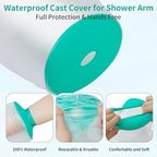 SUPERNIGHT Waterproof Hand Cast Cover for Shower Adult, Hand Cover for Shower After Surgery, Bath Watertight Wrist Wound Protector Resuable Bandage Sleeve Bags for Broken Hand, Wrist, Fingers