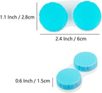 KISEER 36 Pack Colorful Contact Lens Case Box Holder Container Soak Storage Kit