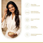 Fuller's Earth Powder for Face, Skin and Hair, Pure & Natural, Multani Mitti, Chemical Free 3.5 Oz | 100 g Pack