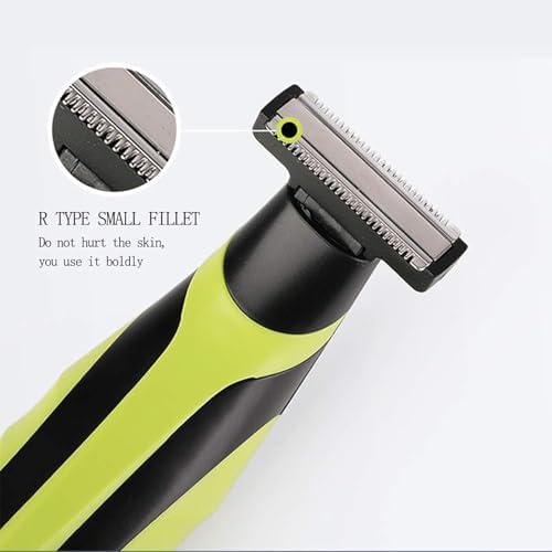 LinMei Men’s Electric Shaver Full Body Wet & Dry Shaver, USB-C Fast Charging, IPX5 Waterproof, Cordless Razor for Face, Head, Body Includes Beard Trimmer Attachment (Trimmer)