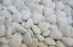 Mini White Heart Chocolate Dragees 250 Gram Bag (1/4 Kilo)