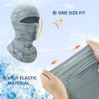 ROCKBROS Balaclava Face Mask for Men Women, Cooling & Breathable Summer Mask,UV Sun Protection for Cycling，Running