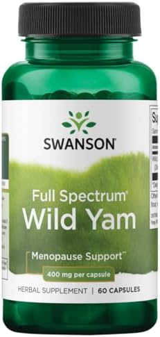 Swanson Full Spectrum Wild Yam 400 Milligrams 60 Capsules
