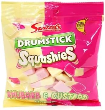 Swizzel Squashies Rhubarb & Custard 120g (Pack of 1)