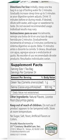 Slimming Tea Green Tea 24 Bag(S)