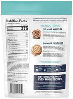 PEScience Protein Pancake Mix for Protein Waffles and Pancakes, Just Add Water, Whey and Casein Blend, Amazing Taste and Fluffy Texture - Cinnamon Roll, 12 Servings