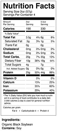 The Only Bean - Organic Black Bean Spaghetti Pasta - High Protein, Keto Friendly, Gluten-Free, Vegan, Non-GMO, Kosher, Low Carb, Plant-Based Bean Noodles - 8 oz (1 Pack)