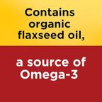 Nature Made Flaxseed Oil 1000 mg, Fish Free Omega 3 Supplement, Dietary Supplement for Heart Health Support, 180 Softgels, 180 Day Supply