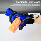 Rehabilitation Robot Gloves for Both Hands, Five-Finger Hand Function Strength Training, Rechargeable Robotic Hand Glove for Stroke Rehab