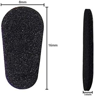 60 Pairs Adhesive Eyeglass Nose Pads Soft Foam Nose Pads Self Anti-Slip Eyeglass Nose Pads Thin Nosepads for Eyeglasses Sunglasses (Black)
