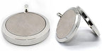 Aromatherapy Essential Oil Diffuser Necklace Stainless Steel lnspirational Locket Pendant(Flower)