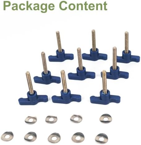 Screws for Shower Stool #10-24 x 2 (9 Pack) Stainless Flat Head Screws Accessory - Universal Fit Shower Chair Tool-Free Replacement, 9 Counts