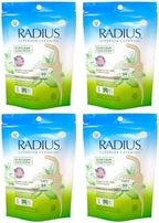 RADIUS Peppermint EcoClean Compostable Floss Picks Adult for Oral Care Boost Non Toxic Tooth & Gum Protection