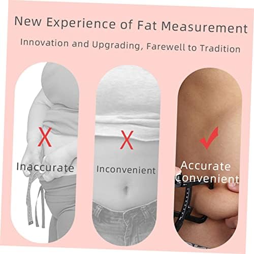 2Pcs Handheld Fat Caliper Measurement Device for Accurate Body Measuring Lightweight and Portable Skinfold Tool for Men and Women Simple Design for Easy Use