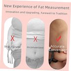 2Pcs Handheld Fat Caliper Measurement Device for Accurate Body Measuring Lightweight and Portable Skinfold Tool for Men and Women Simple Design for Easy Use