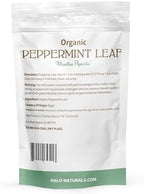 Organic Peppermint Leaf Cut & Sifted, 4 Ounces (Mentha piperita) USDA Certified | Resealable Pouch| Packaged in The USA (Pack of 1)