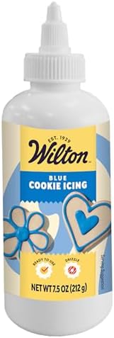 Wilton Cookie Icing - Quick, Easy-To-Use and Ready for Cake and Cookie Decorations, 9 Ounce, Blue