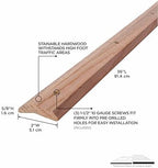 M-D Building Products 85415 2 in. X 36 in. Unfinished Hardwood Carpet Trim w/Screws