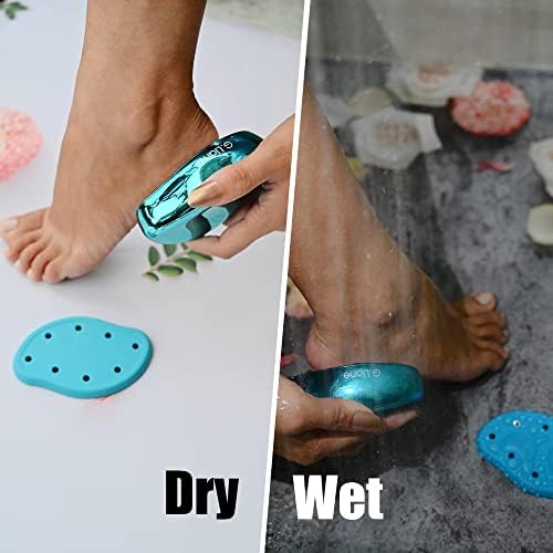 Nano Glass Foot File Callus Remover - Crystal Glass Pedicure Foot Care Foot Scrubber Painless Dry and Wet Use for Hard Skin Calluses Removal (Blue)