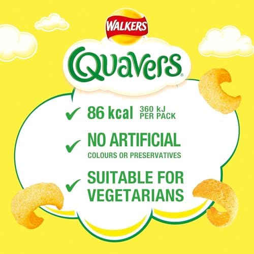 Walkers Quavers Cheese Snacks 16g x 6 per pack