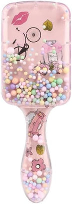 1pc Cute Cartoon Air Cushion Massage Comb, Anti-static Comfortable Practical Hair Brush Styling Comb, Pink