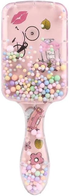 1pc Cute Cartoon Air Cushion Massage Comb, Anti-static Comfortable Practical Hair Brush Styling Comb, Pink