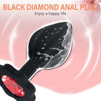 New Portable 3pcs Silicone Butt Training Tool Anales Trainer Set Plug Butt for Women Trainer Kit Adult Toys Relaxing Toys Tool for Men Women Sunglasses Z01 (Plum Blossom-Shaped)