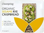 CLEARSPRING Organic Sesame Rye Crispbread, 200 GR