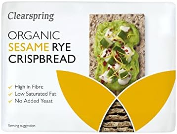 CLEARSPRING Organic Sesame Rye Crispbread, 200 GR