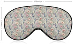 Hummingbird Floral Eye Mask Soft Comfortable Sleep Mask with Adjustable Strap for Travel Relaxation Lightweight Design 8.1 X 4.1 in