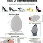 Non-Slip Shoes Pads Sole Protectors Adhesive, High Heels Anti-Slip Shoe Grips (Clear 3pairs)