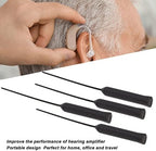 Open Fit Hearing Aid Tube Cleaning Tool Earpiece Earmold Hearing Aid Vent Cleaner Portable Hearing Amplifier Sound Tube Wire Cleaner (20pcs)